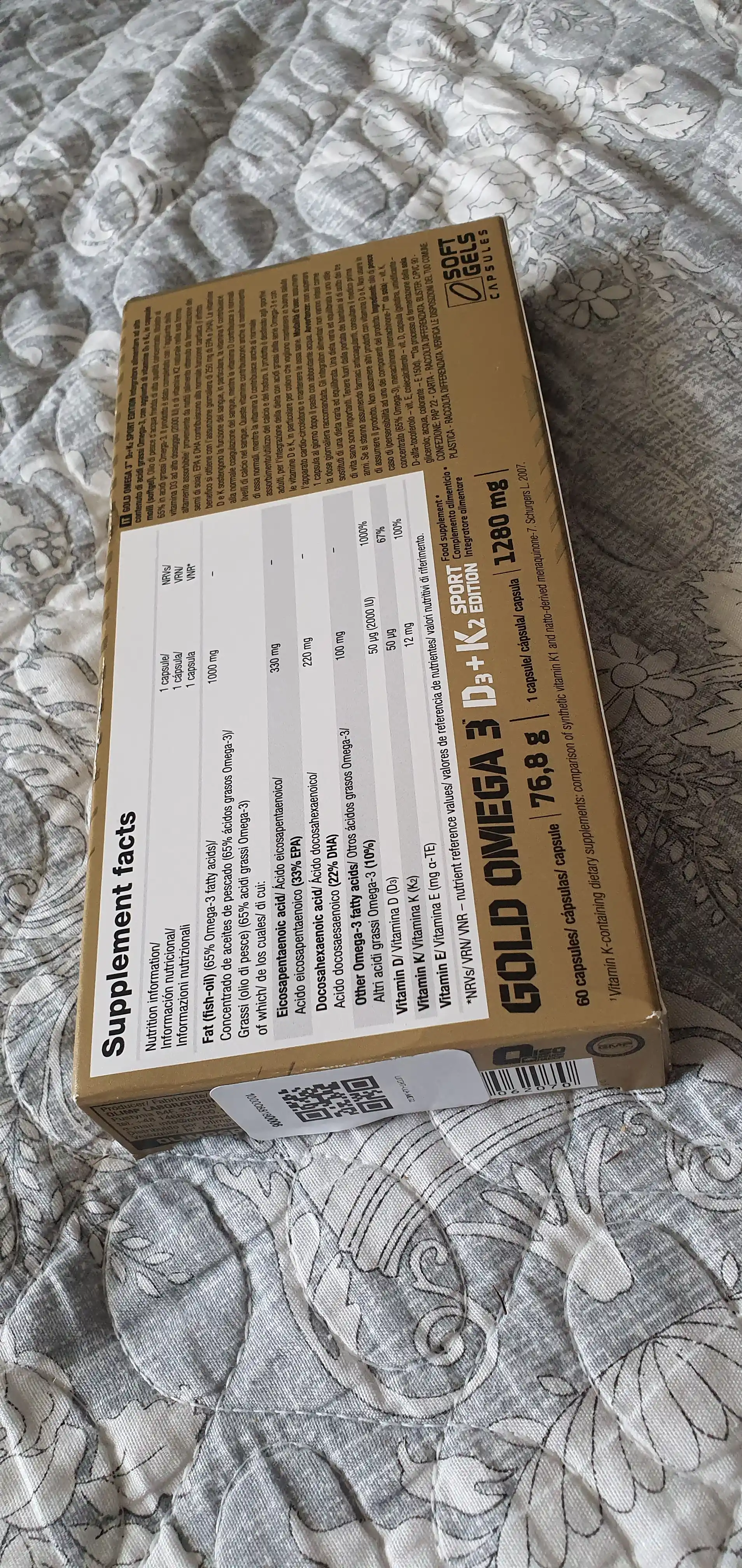 Olimp Gold Omega 3 D3 60 softgels sport edition Голд омега 3 60 капсула