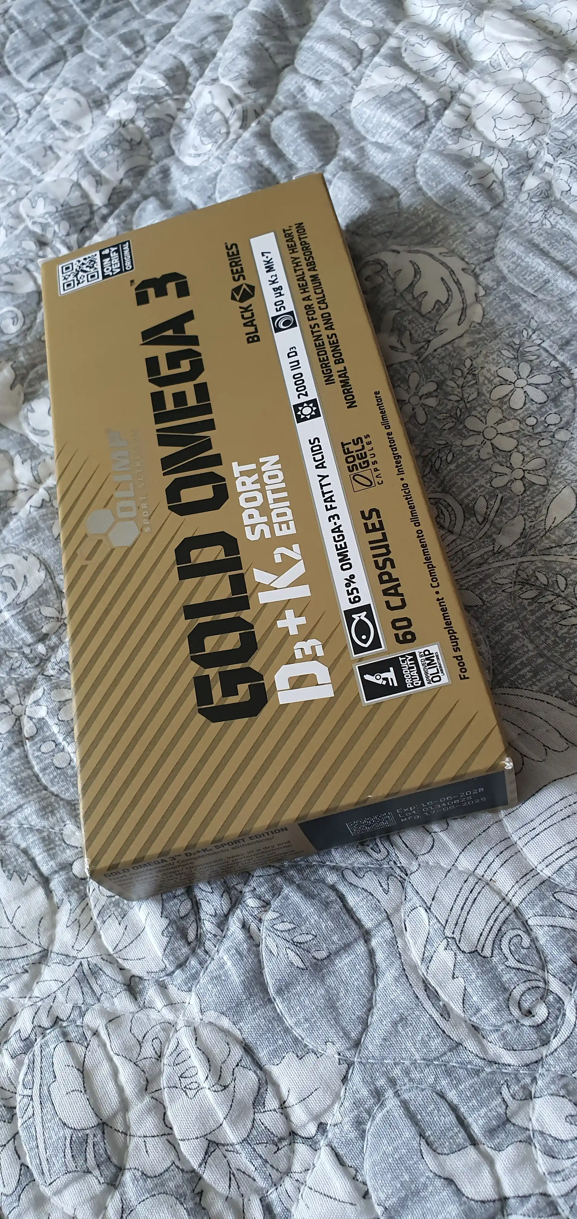 Olimp Gold Omega 3 D3 60 softgels sport edition Голд омега 3 60 капсула