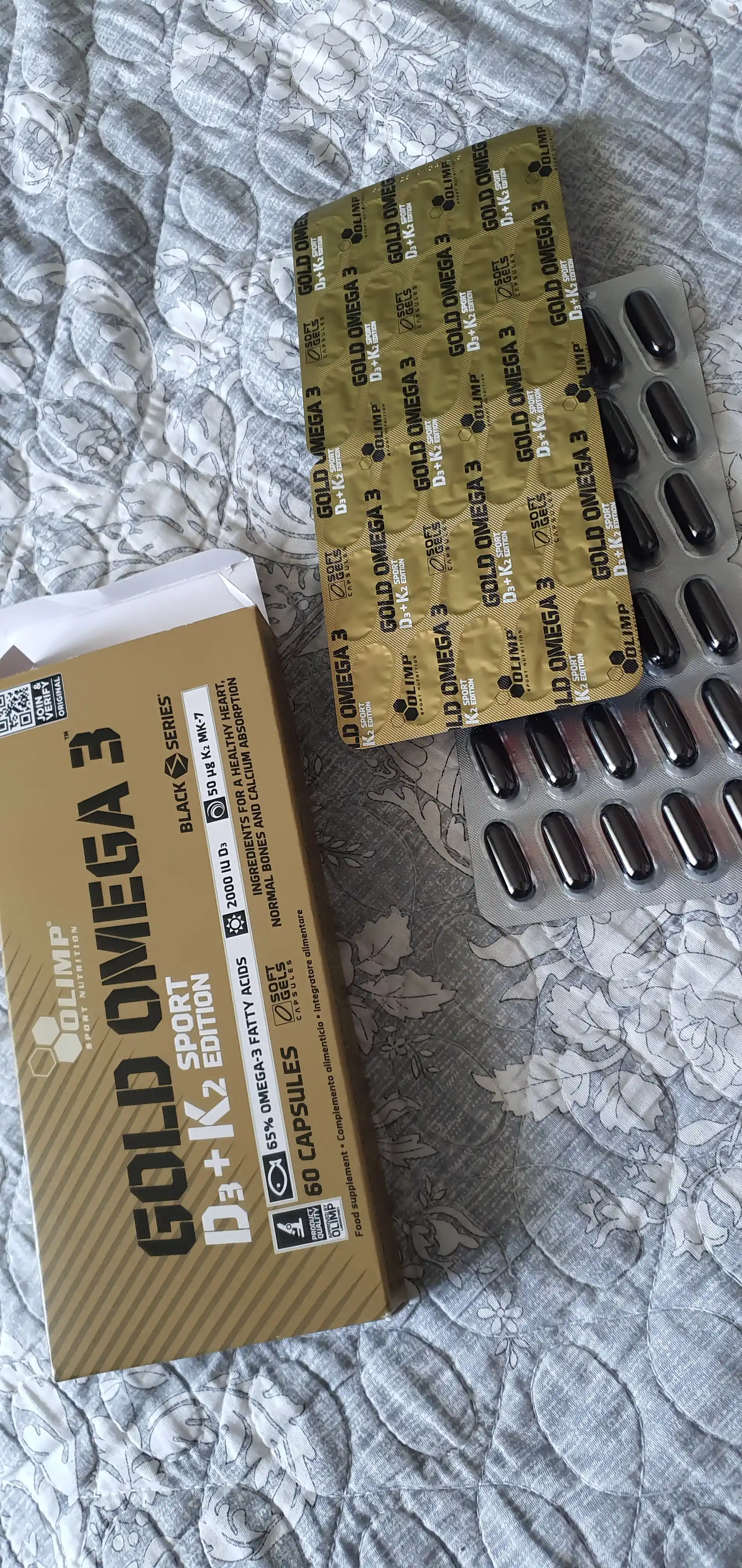 Olimp Gold Omega 3 D3 60 softgels sport edition Голд омега 3 60 капсула