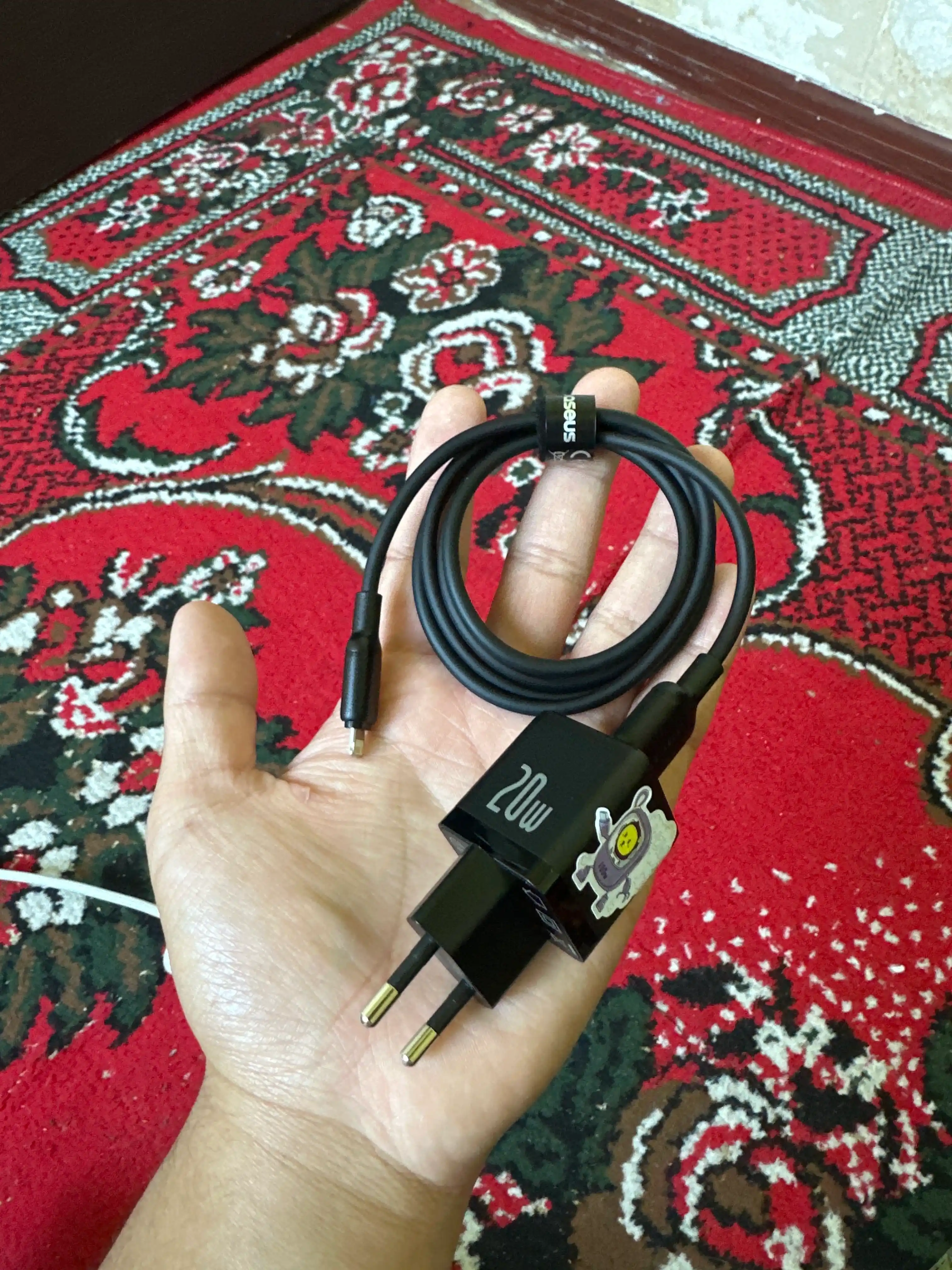 Baseus Silky Series tez zaryadlash kabeli USB-A to Lightning 2.4A 1 m