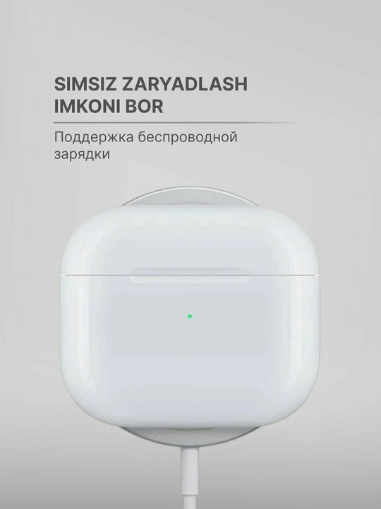 Simsiz quloqchinlar Pods 3, sensorli blutuz naushnik, iPhone va Android uchun