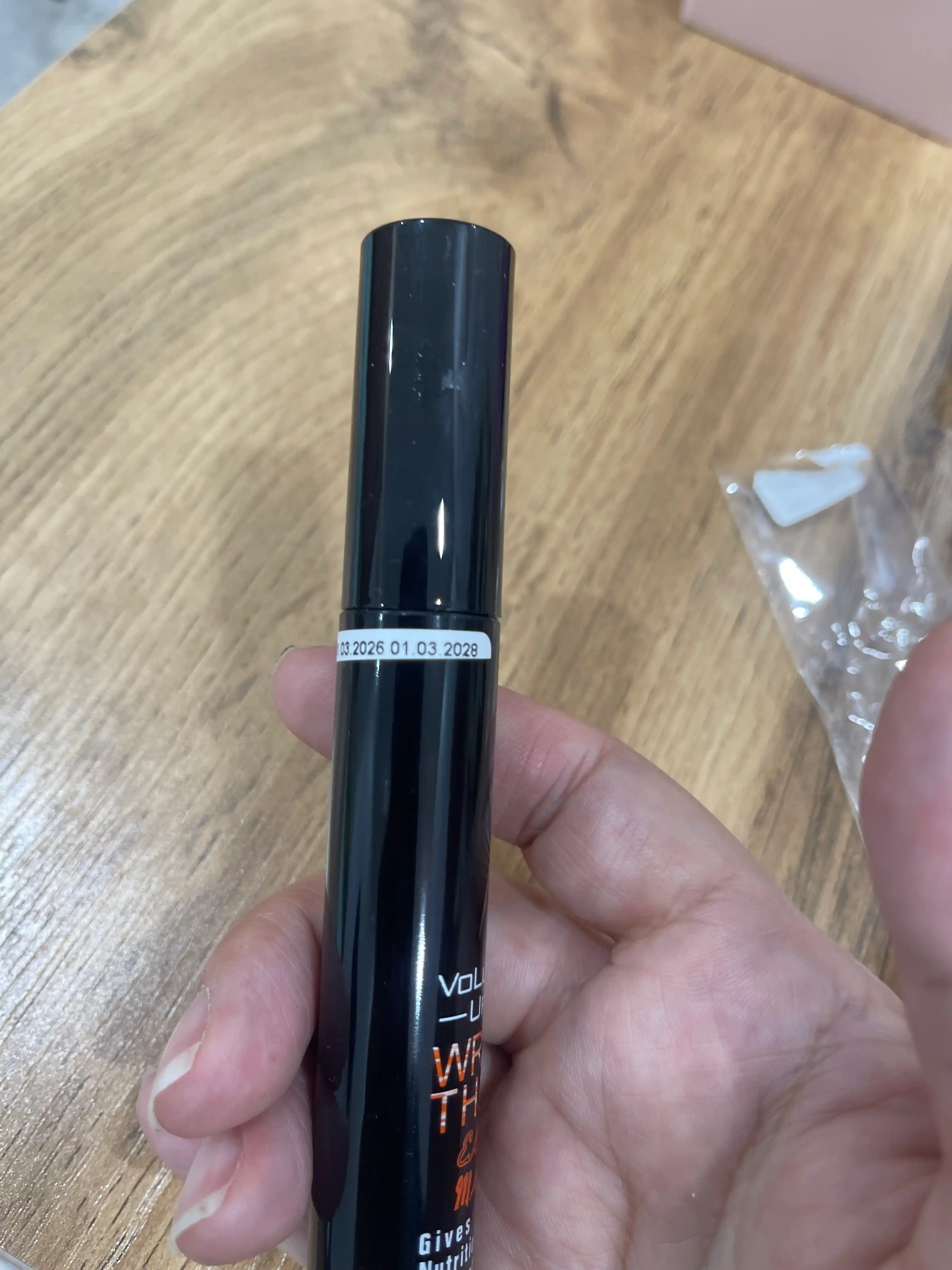 Тушь для ресниц, удлиняющая и влагостойкая, Mascara