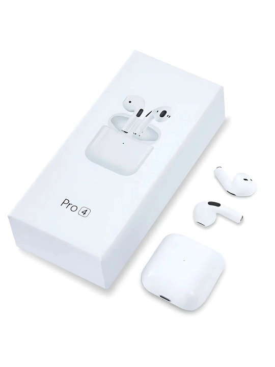 Беспроводные наушники Pods 4, для iPhone и Android - 