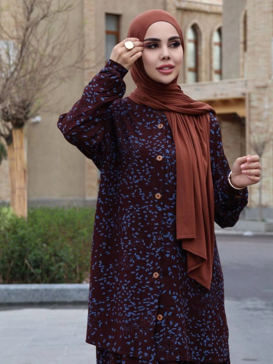 Ayollar kostyumi, tunika, shim, zamonaviy ayollar kiyimi, hijob kiyimi, 46-54