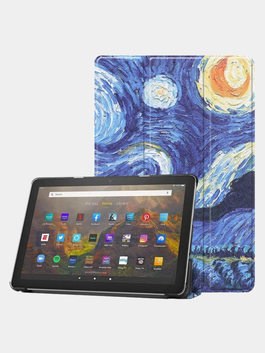 Samsung Tab A9 / A11 8.7" va A9+ / A11+ 11" uchun g‘ilof + stilus, uyqu/uyg‘onish rejimi