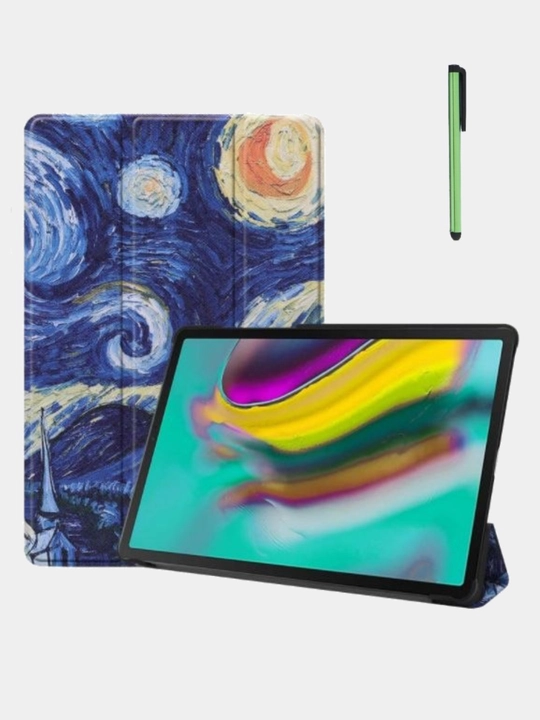 Samsung Tab A9 / A11 8.7" va A9+ / A11+ 11" uchun g‘ilof + stilus, uyqu/uyg‘onish rejimi