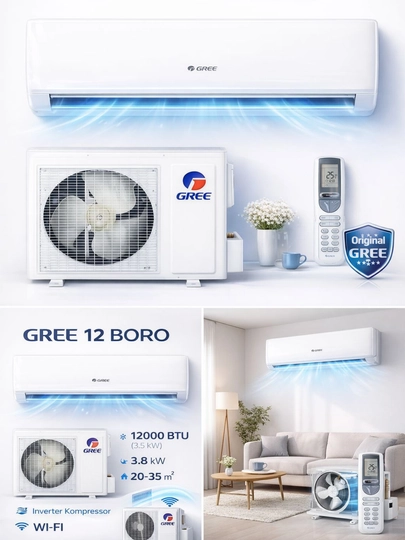 Gree 12 BORO кондиционер — современное решение для эффективного охлаждения и обогрев — FOZTECH-BORO12