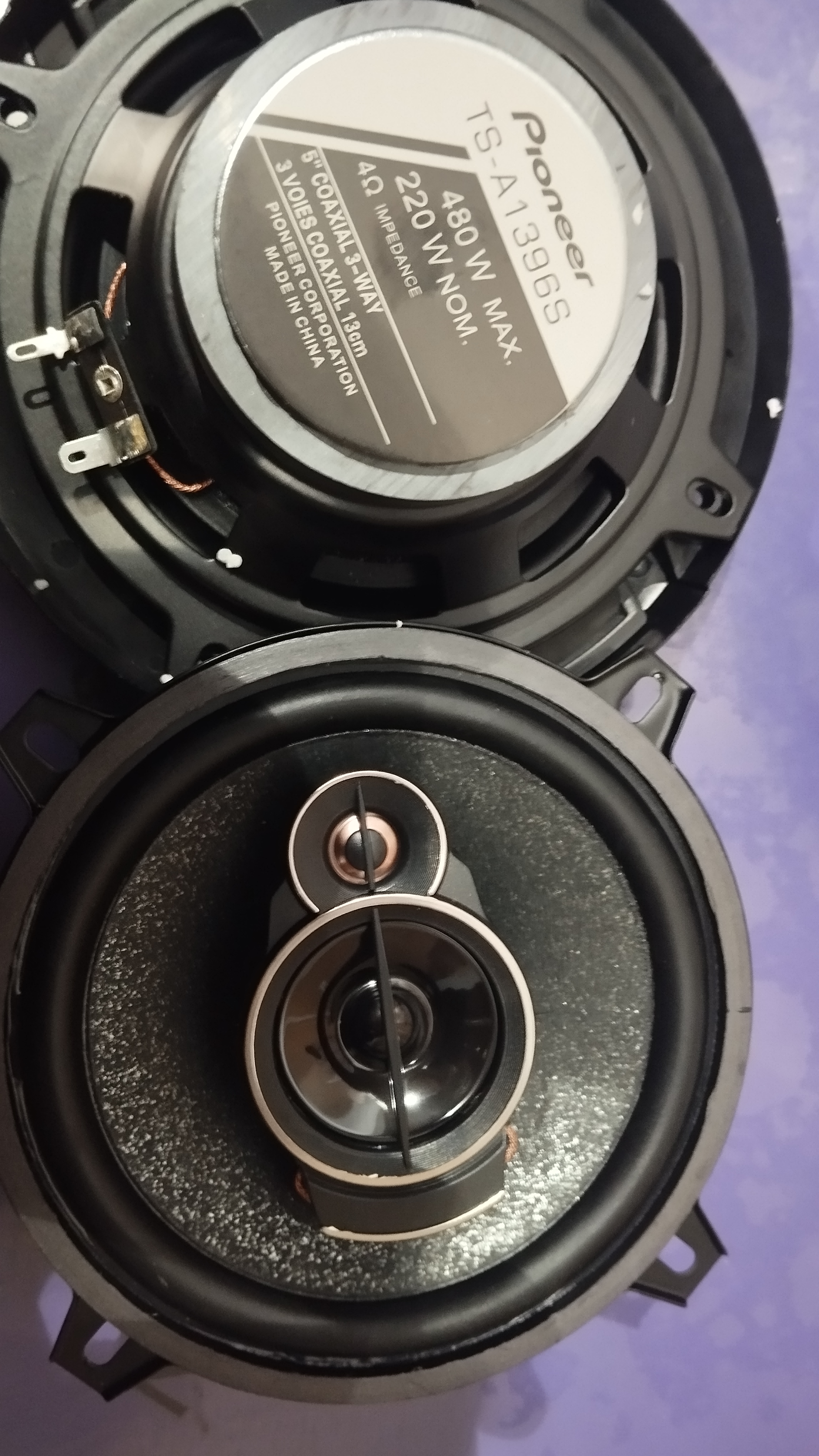 Pioneer TS-A1097S avtomobil kolonkalari, 380 Vt, olcham 10 sm.13sm.16sm