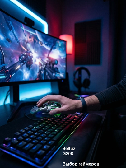 Simsiz shovqinsiz o‘yin sichqonchasi, 5 xil iMICE modeli, DPI 12800, RGB
