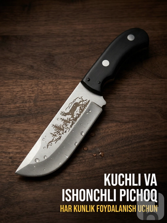 Universal oshxona pichog‘i – go‘shtni bo‘laklash va tozalash uchun obval pichoq DB-16-33