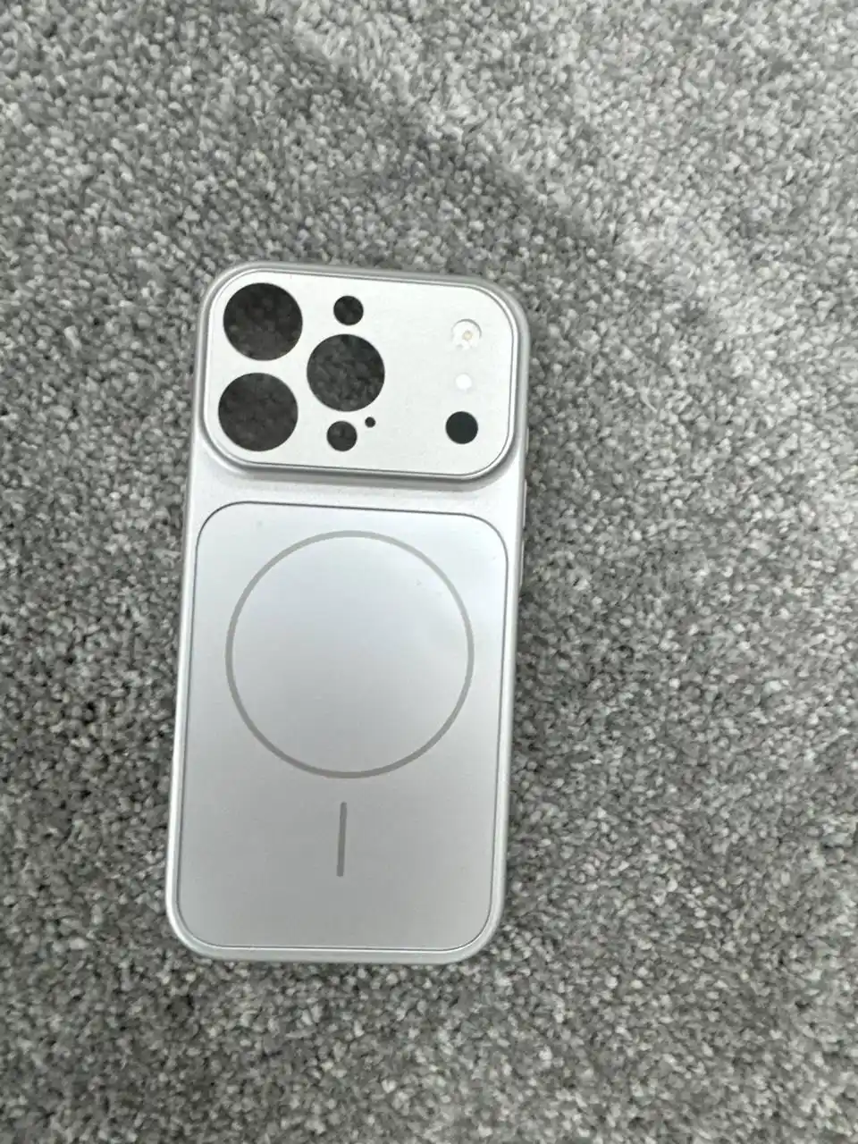 IPhone 17 dizayn chexol, magsafe bilan iPhone 13, 14, 15, 16 Pro, Pro Max uchun, chixol