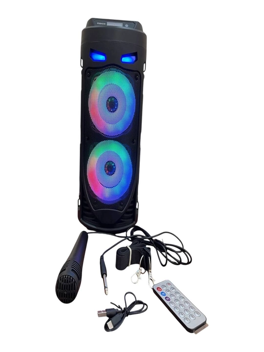 Bluetooth караоке-колонка с микрофоном, RGB-подсветкой, 40 см