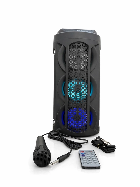 Bluetooth караоке-колонка с микрофоном, RGB-подсветкой, 40 см