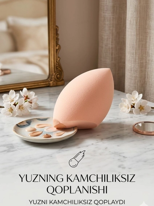 Pardoz gubkasi, pardoz gubkasi, tonal krem gubkasi - 