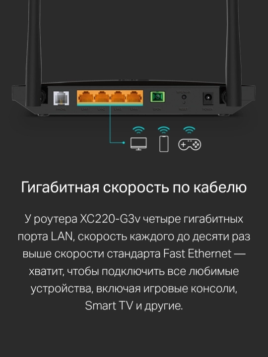 Tp link Gpon Router XC220-G3v, XX530V, AC1200, AX3000, Двухдиапазонный гигабитный роутер
