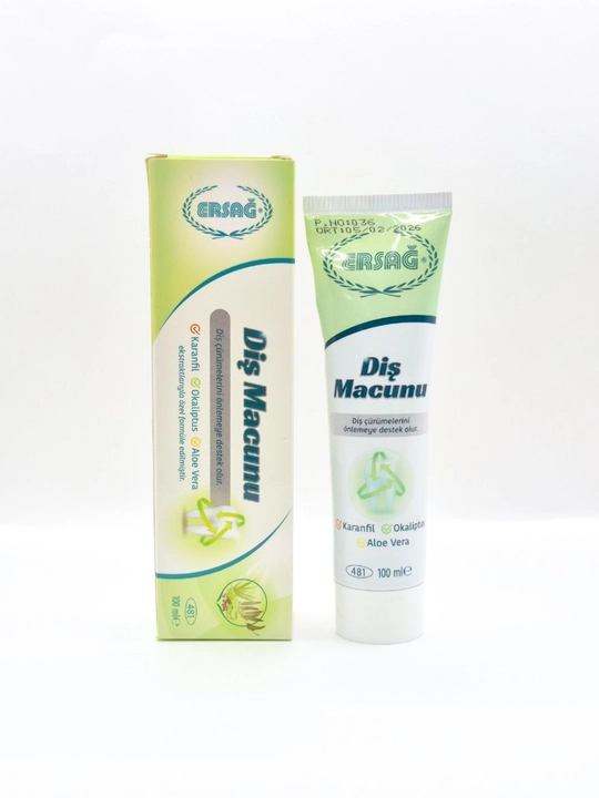 Ersağ Tish pastasi — tabiiy ekstraktlar bilan, 100 ml - 