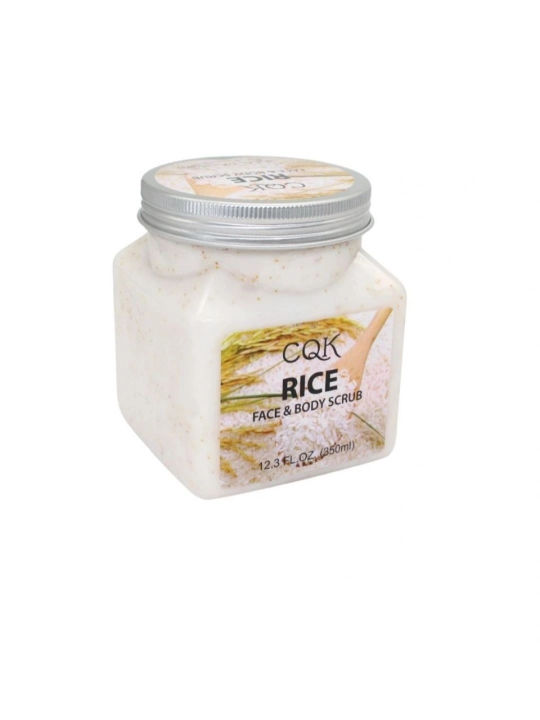Скраб для лица и тела CQK Face & Body Scrub, увлажняющий и очищающий, 350 мл