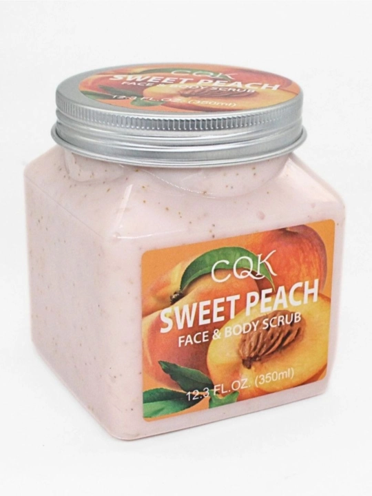 Скраб для лица и тела CQK Face & Body Scrub, увлажняющий и очищающий, 350 мл