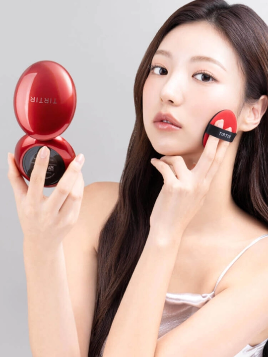Yarim xira qoplamali chidamli yostiqcha TIRTIR Mask Fit Red Cushion