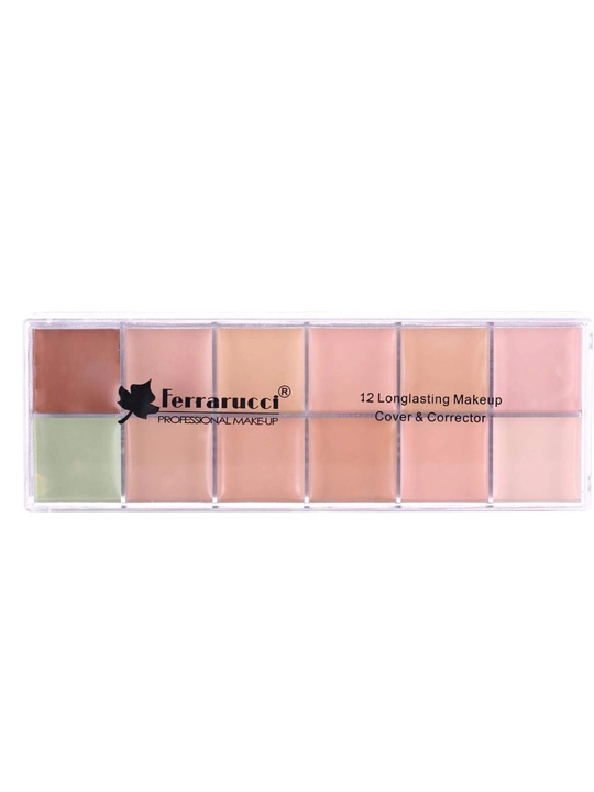 Палитра консилеров и корректоров Ferrarucci Professional Make-Up 12 Longlasting& Corrector - 