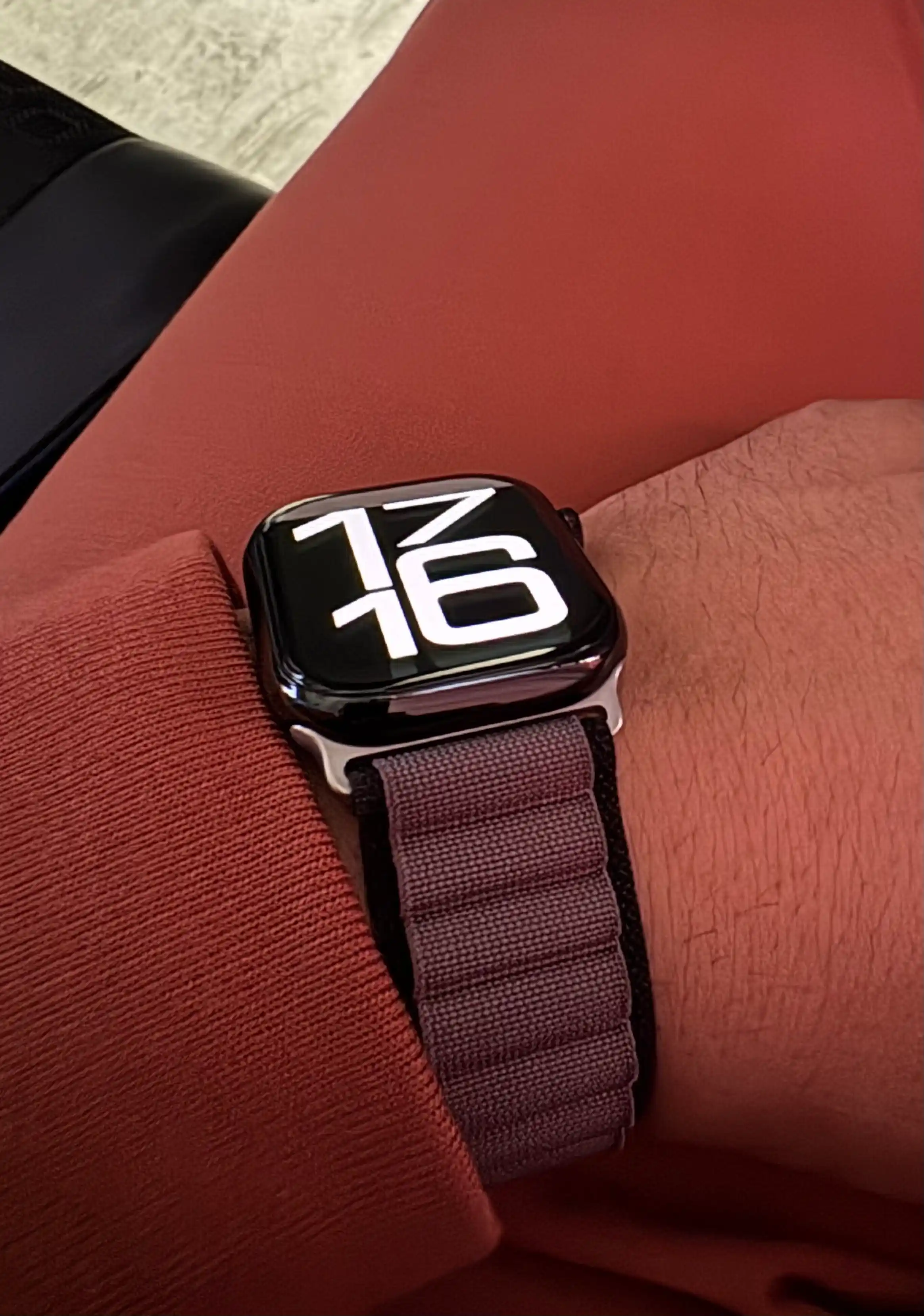 Ремешок нейлоновый для Apple Watch 3,4,5,6,7,8,9,10,11,SE и Ultra, размер 42-44-45-49 мм