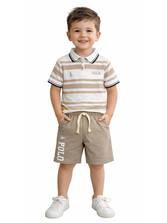 Детский комплект POLO футболка шорты,  1-6 лет  - 