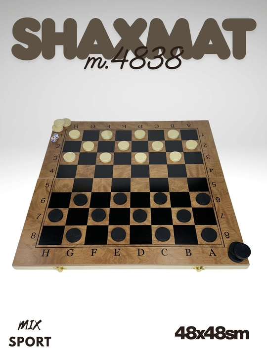 Shaxmat to'plami, magnitli, yog'ochdan