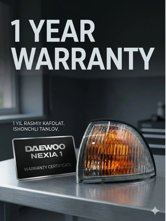 Daewoo Nexia 1 uchun old burilish chiroqlari komplekti, pоvоrotniklar o'ng va chap - 