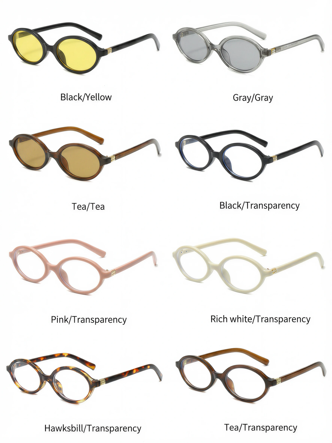 MiuMiu kichik oval shaklidagi, retro, ultrabinafsha nurlardan himoyalovchi, unisex quyosh ko‘zoynagi