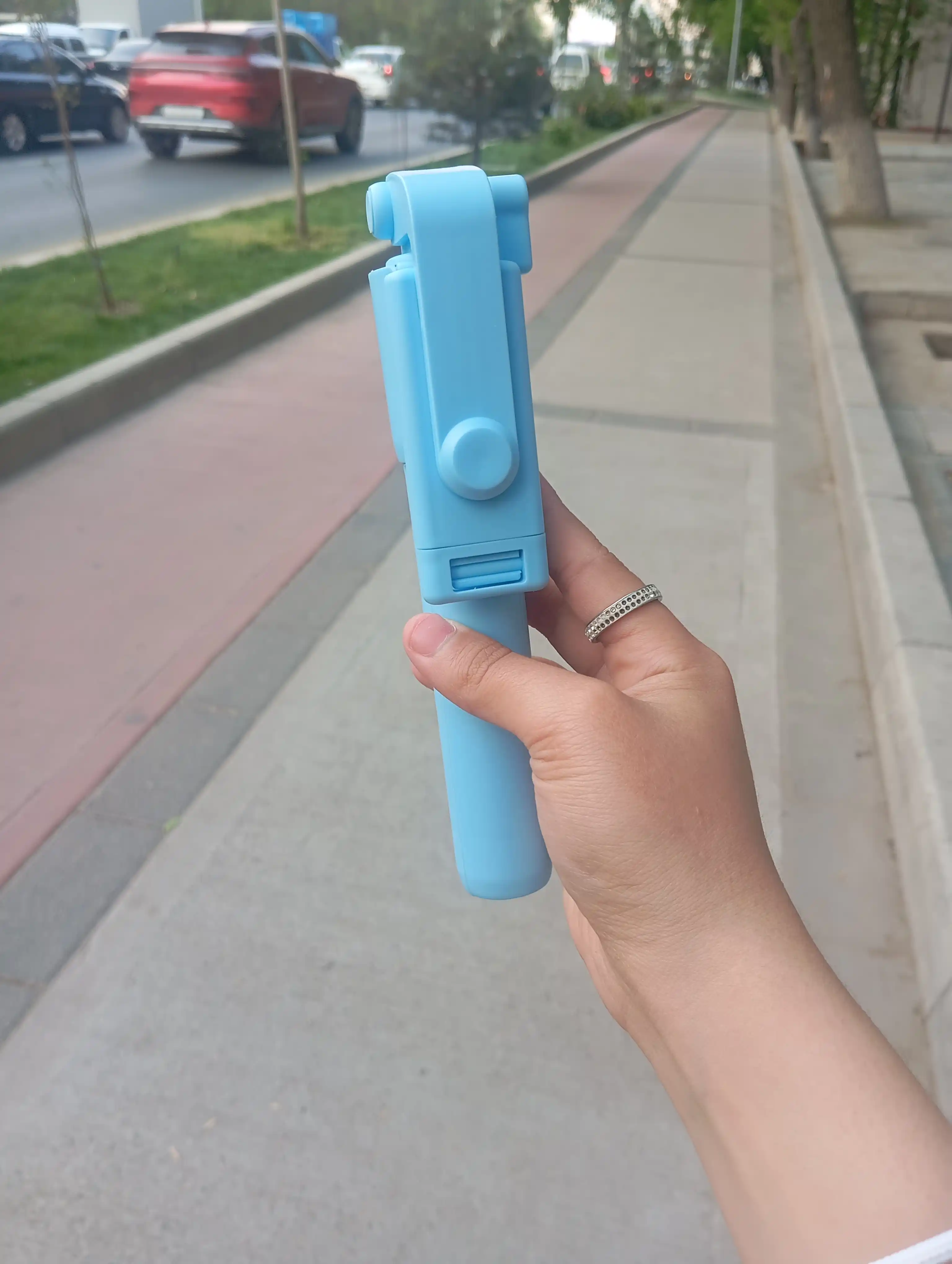 Monopod, selfi tayoqchasi, shtativ, masofadan boshqarish pulti bilan