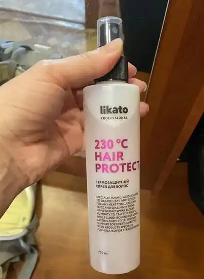 Спрей для укладки LIKATO, термозащита для волос, несмываемый, касторовое масло, 200 мл