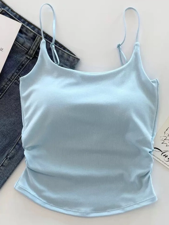 Ayollar uchun mayka top, astariga chashka tikilgan, universal o‘lchami 40-62 kg - 
