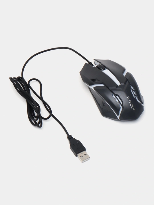 T-wolf TF200, TF270 o‘yin klaviaturasi va sichqonchasi, RGB yorug‘lik bilan