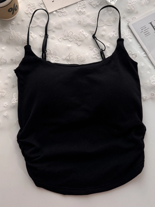 Ayollar uchun mayka top, astariga chashka tikilgan, universal o‘lchami 40-62 kg