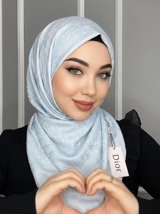 Qizlar va ayollar uchun ro‘mol, turli ranglarda, o‘lchami 90×90 sm