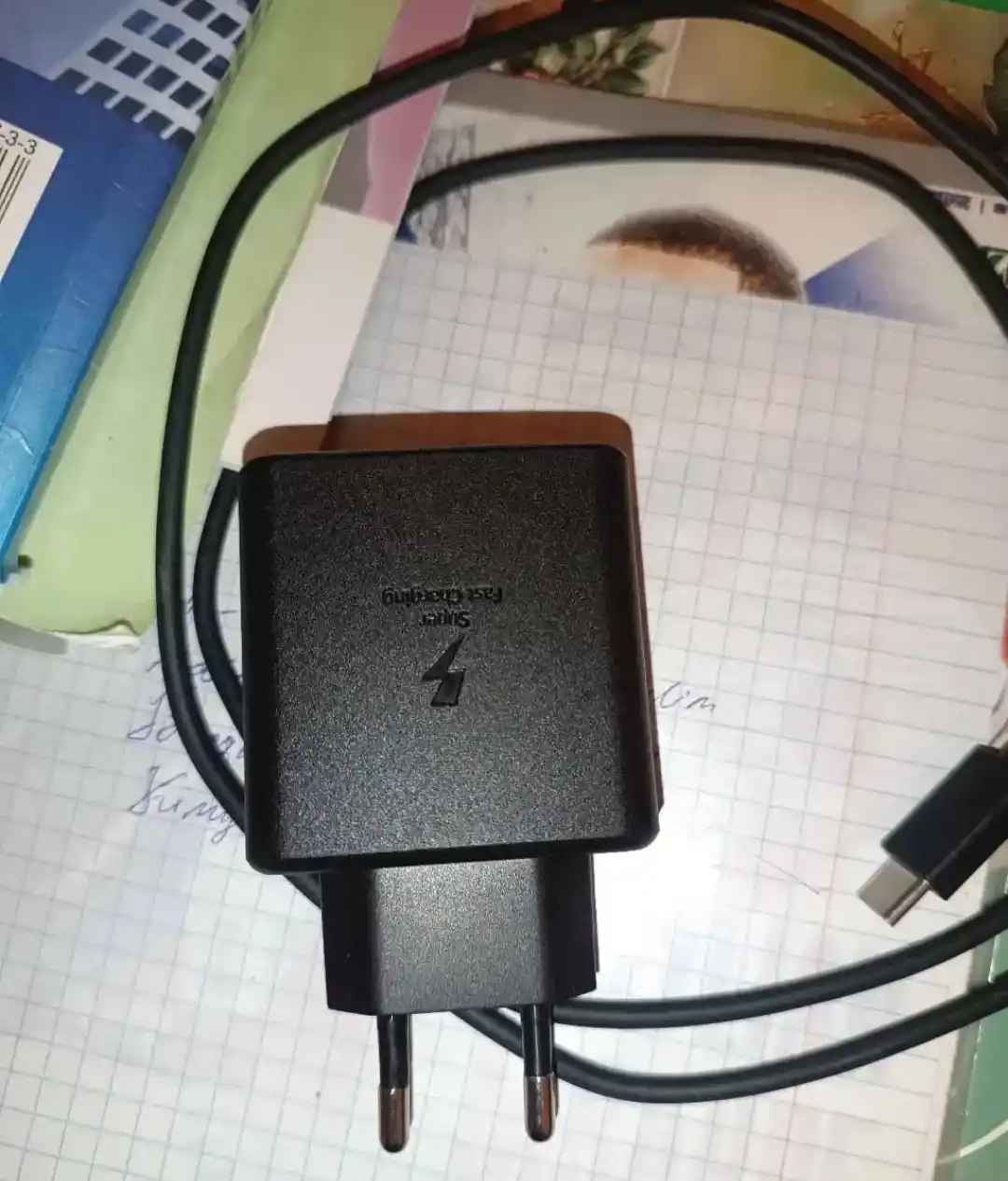 Зарядное устройство 45W, Type-C, зарядный адаптер и кабель