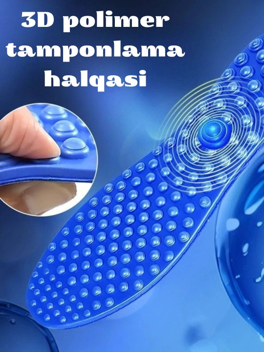 Ortopedik yumshoq tagliklar, 4D-bulut, oyoq gumbazini qo‘llab-quvvatlash