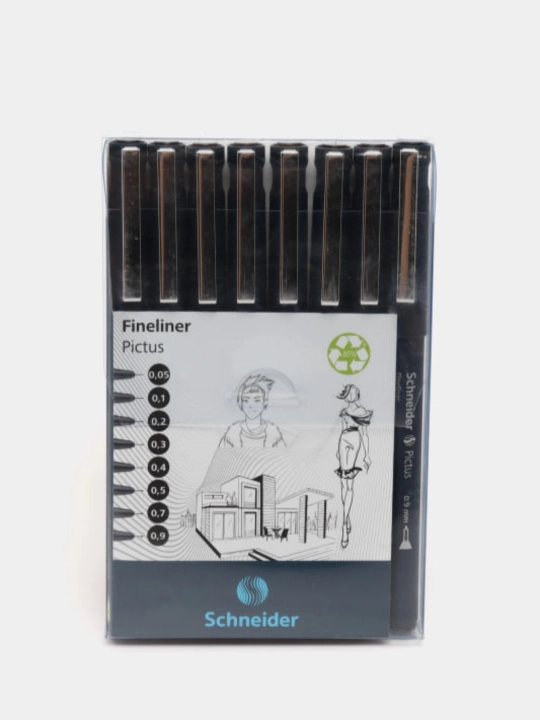 Fineliner Pictus flomaster, 8 ta to'plam - 