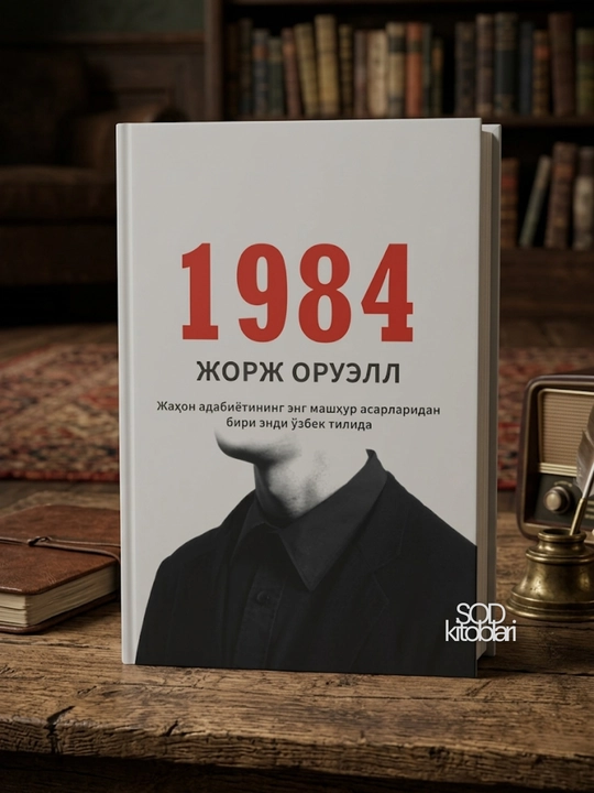 1984: Тоталитар тузум даҳшатлари, на узбекском языке, Жорж Оруэлл - 