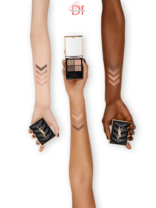 YSL Couture Mini Clutch palitrasi - ko‘z uchun soya, to‘yingan ranglar va oson surtish