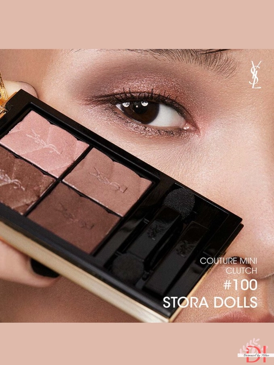 YSL Couture Mini Clutch palitrasi - ko‘z uchun soya, to‘yingan ranglar va oson surtish