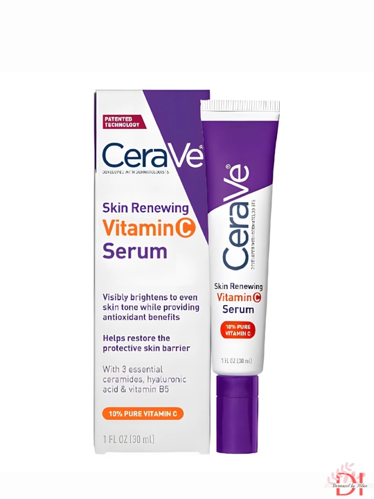 Сыворотка CeraVe Vitamin C 10% – осветление, выравнивание тона,увлажнение и гладкость кожи