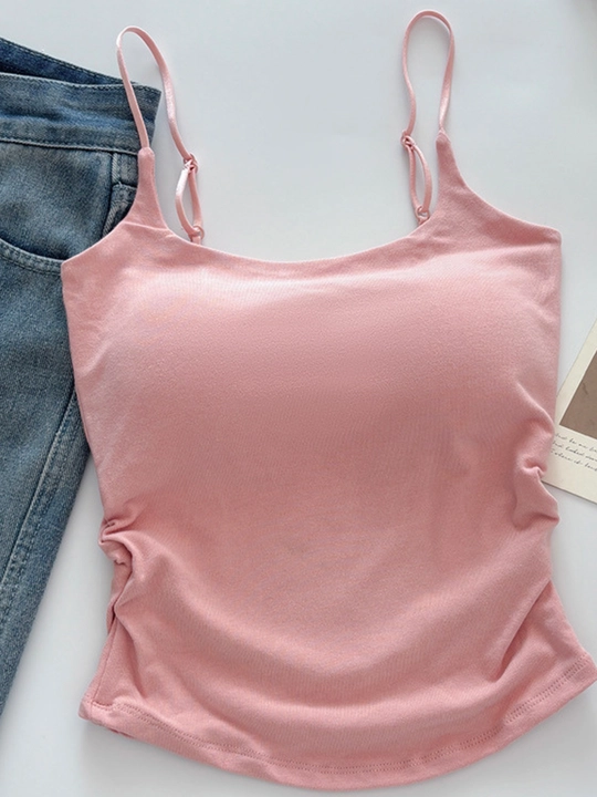 Ayollar uchun mayka top, astariga chashka tikilgan, universal o‘lchami 40-62 kg - 