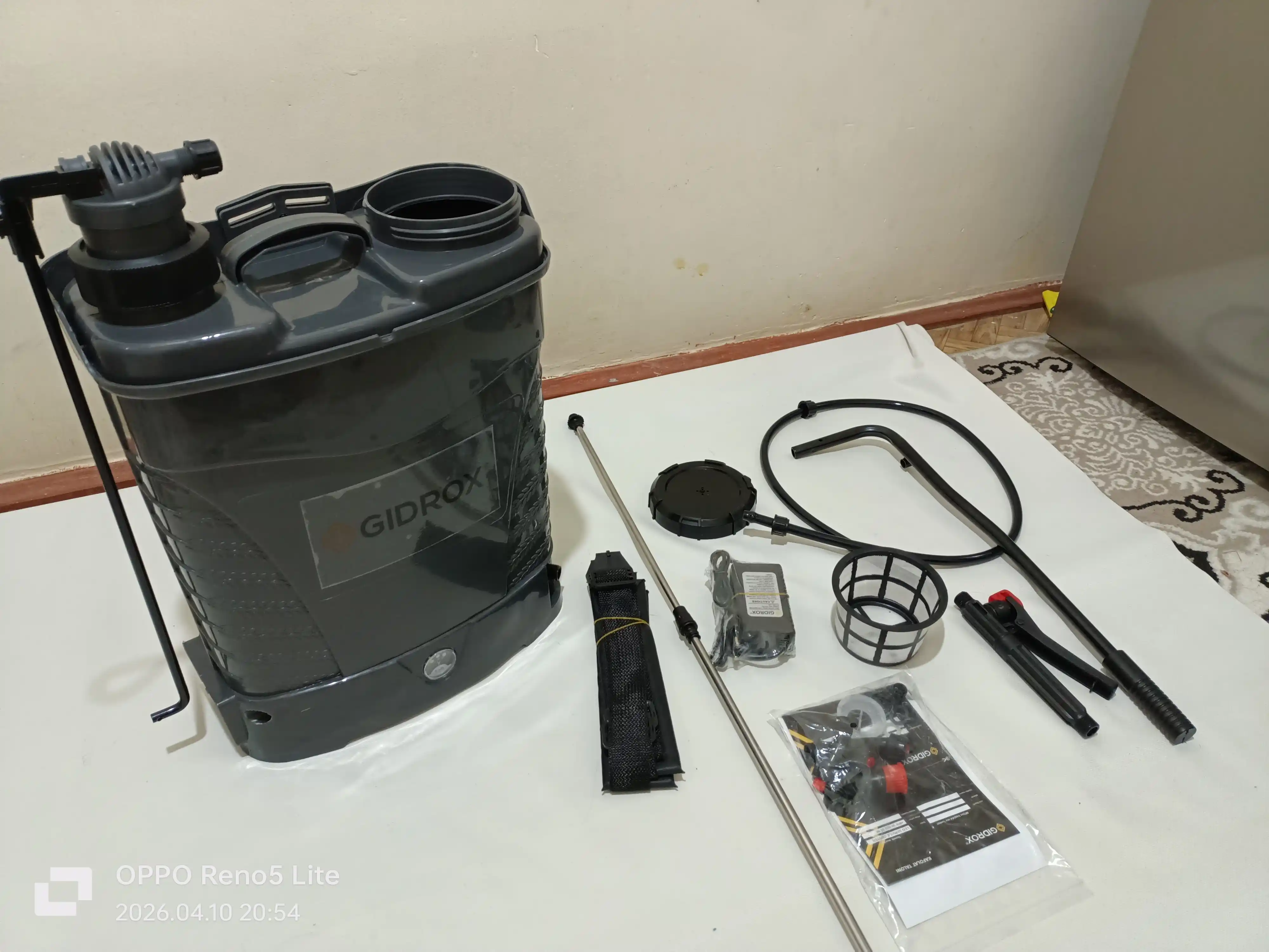 Akkumulyatorli purkagich GIDROX SD16-A 16L, 6 bar, bog‘ va tomorqa uchun