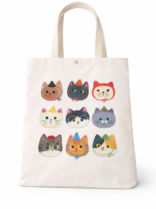 Эко шоппер сумка с современным принтом тканевая tote bag