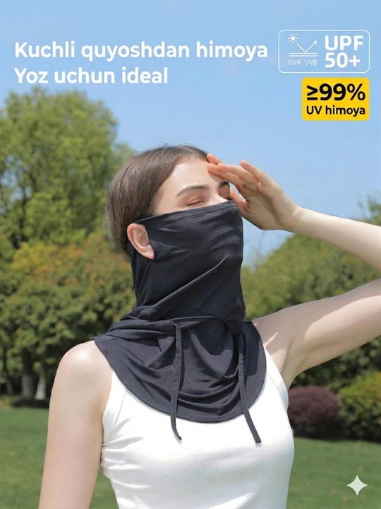 Erkaklar va ayollar uchun quyoshdan himoya qiluvchi kapyushonli niqob sovituvchi balaklava