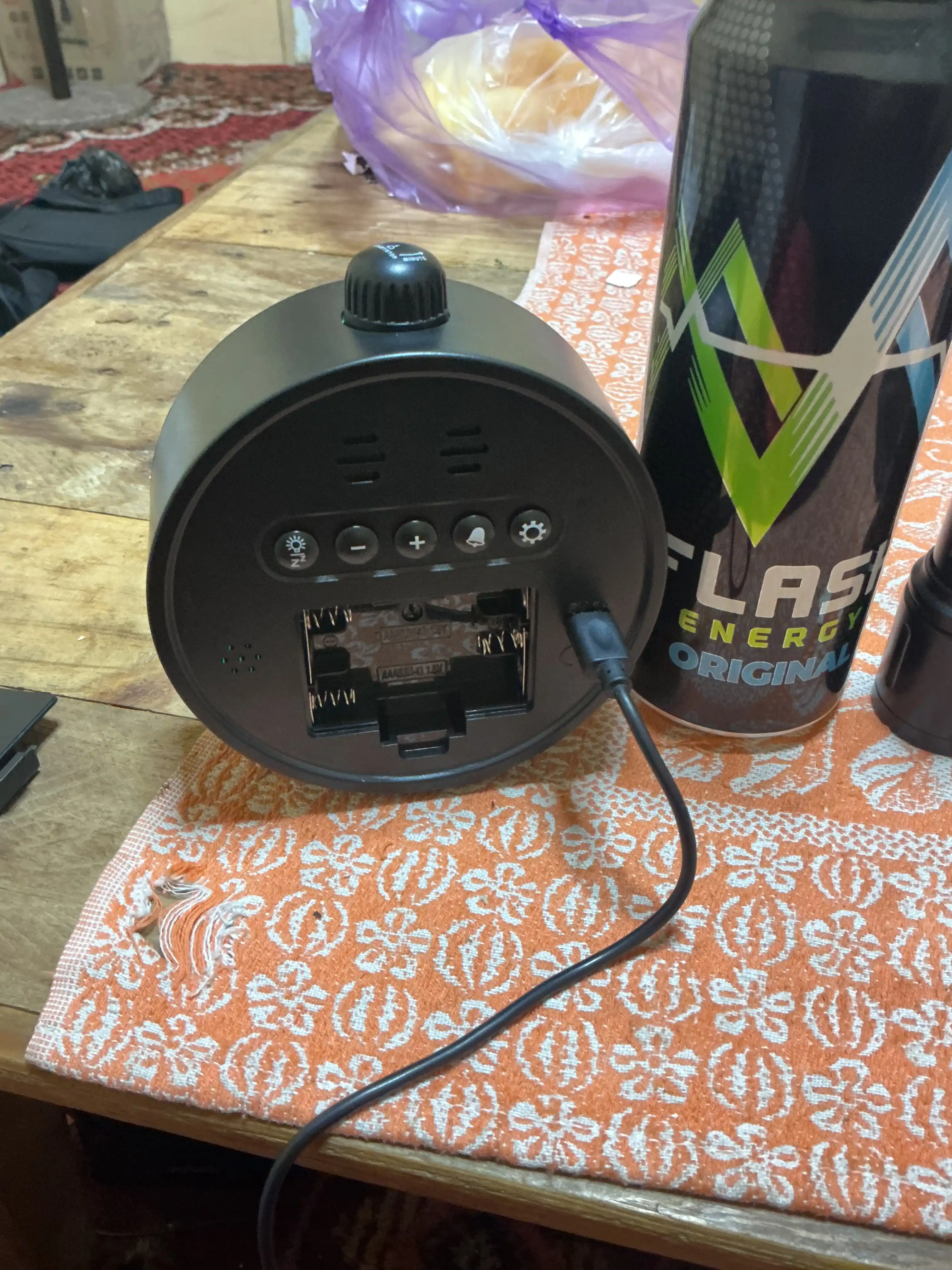 Современные, многофункциональные LED настольные часы с 2 сигналами, большой LED дисплей