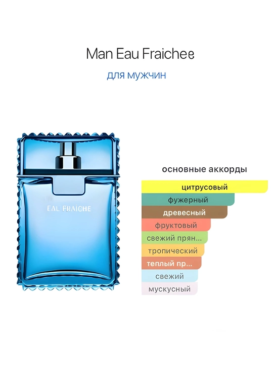 Atirlar, Fraiche man, erkaklar uchun atir, 3 ml 10 ml 30 ml
