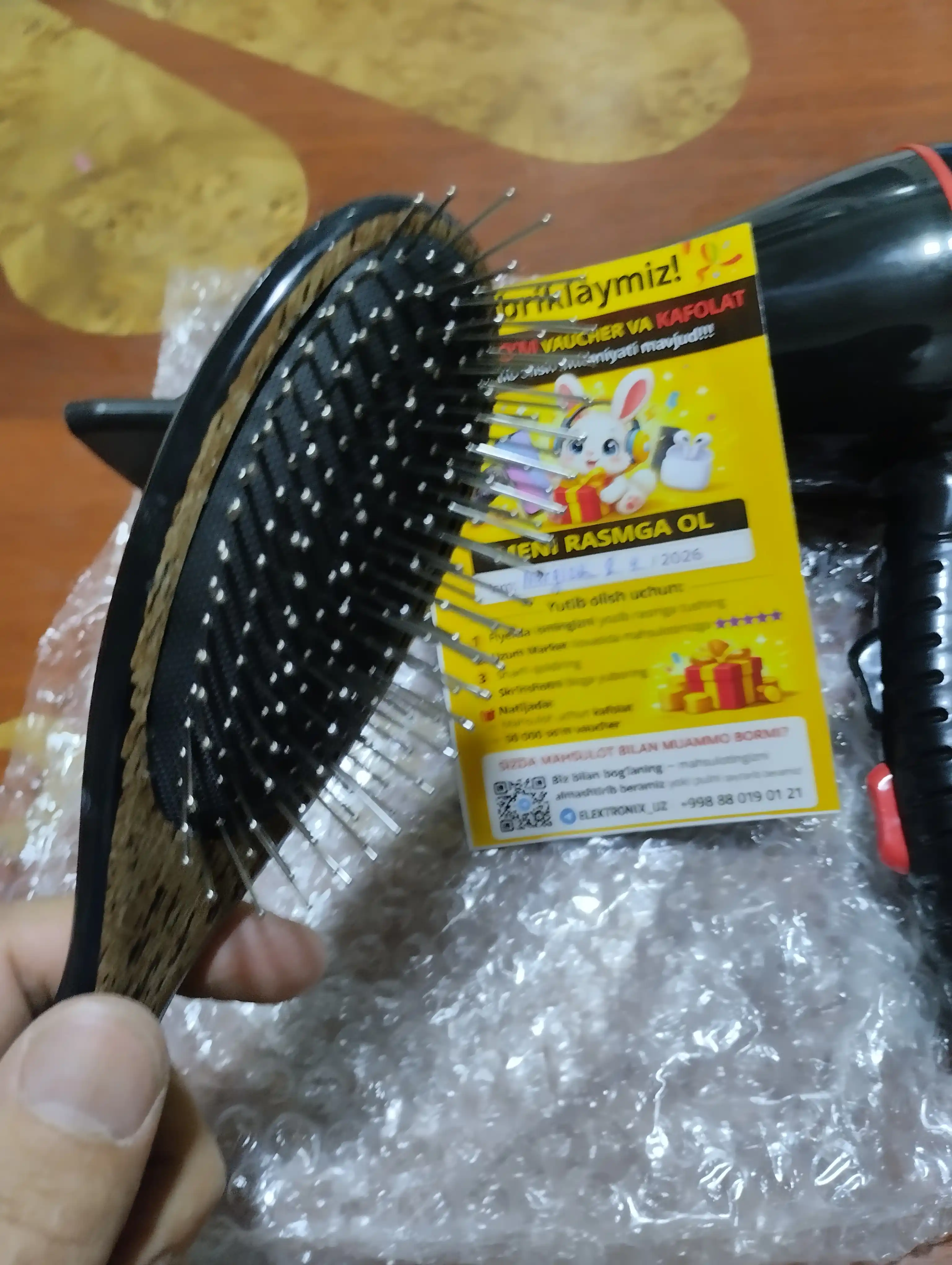 Soch quritish va parvarishlash uchun FaKang ION FK-9900 fen