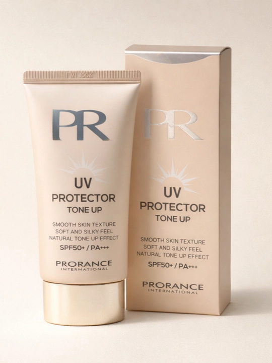 Солнцезащитный крем SPF50 tone up для лица UV защита